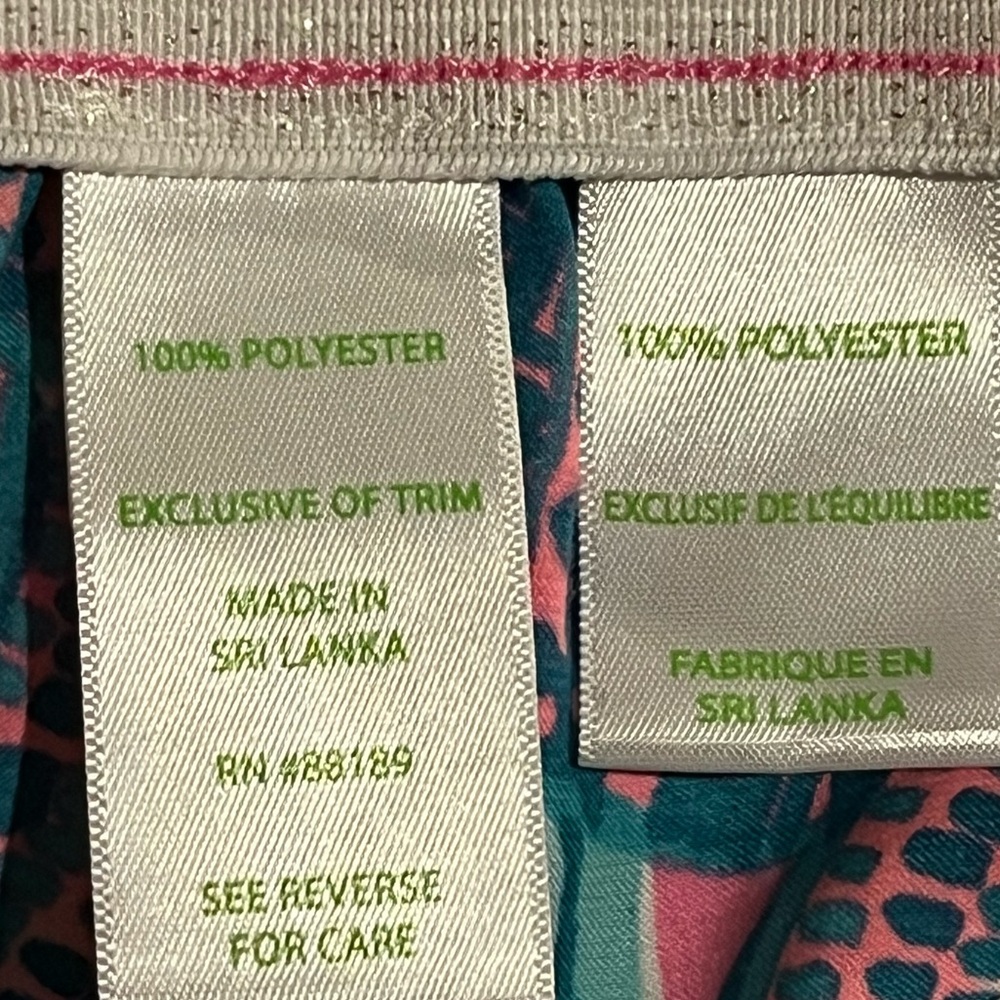 NWPT Lilly Pulitzer Rylan Shorts Elephant Mandevilla Pink Extra Lucky - Picture 10 of 12